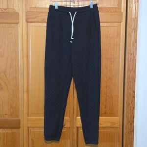 Marine Layer Mens Navy Blue Corbet Quilted Jogger Sweatpants Size S